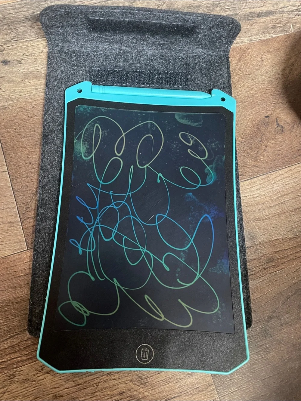 Teal LCD Writing Tablet - Reusable Electronic Drawing Pad